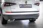Preview: Milotec Auspuff-Dummies XL für Skoda Kodiaq – Alu-Brush – 2-teilig (RS-Look)
