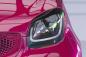 Preview: CSR Scheinwerferblenden für Smart fortwo 453 / EQ fortwo SB311-G Glossy schwarz Hochglanz (keine Lackierung erforderlich)