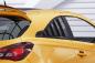 Preview: CSR Seitenscheibenblenden mit ABE für Opel Corsa E 3-Türer SSB007-C Carbon Look Hochglanz (keine Lackierung erforderlich)