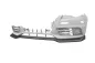 Preview: CSR Frontspoiler | Cup-Spoilerlippe mit ABE für Audi A4 S-Line / S4 (B8) CSL997-L Lackierung erforderlich (unlackiert roh)