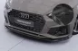 Preview: CSR Frontspoiler | Cup-Spoilerlippe mit ABE für Audi A5 F5 Sportback CSL929-C Carbon Look Hochglanz (keine Lackierung erforderlich)