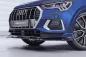 Preview: CSR Frontspoiler | Cup-Spoilerlippe mit ABE für Audi Q3 (F3) CSL930-C Carbon Look Hochglanz (keine Lackierung erforderlich)
