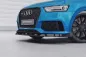 Preview: CSR Frontspoiler | Cup-Spoilerlippe mit ABE für Audi RSQ3 (8U) CSL879-G Glossy schwarz Hochglanz (keine Lackierung erforderlich)