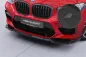 Preview: CSR Frontspoiler | Cup-Spoilerlippe mit ABE für BMW X3 M F97 / X4 M F98 CSL956-S strukturiert schwarz matt (keine Lackierung erforderlich)