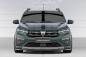 Preview: Frontspoiler | Cup-Spoilerlippe mit ABE für Dacia Sandero Stepway CSL654-S strukturiert schwarz matt (keine Lackierung erforderlich)