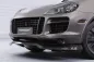 Preview: CSR Frontspoiler | Cup-Spoilerlippe mit ABE für Porsche Cayenne (Typ 9PA) CSL849-S strukturiert schwarz matt (keine Lackierung erforderlich)
