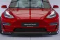 Preview: CSR Frontspoiler | Cup-Spoilerlippe mit ABE für Tesla Model 3 CSL701-S strukturiert schwarz matt (keine Lackierung erforderlich)