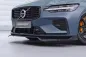 Preview: CSR Frontspoiler | Cup-Spoilerlippe mit ABE für Volvo S60 (3.Gen) CSL939-S strukturiert schwarz matt (keine Lackierung erforderlich)