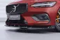 Preview: CSR Frontspoiler | Cup-Spoilerlippe mit ABE für Volvo S60 (3. Gen) / V60 (2. Gen) CSL830-G Glossy schwarz Hochglanz (keine Lackierung erforderlich)