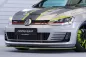 Preview: CSR Frontspoiler | Cup-Spoilerlippe mit ABE für VW Golf 7 GTI / GTD CSL338-S strukturiert schwarz matt (keine Lackierung erforderlich)