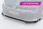 Preview: CSR Frontspoiler | Cup-Spoilerlippe mit ABE für VW Golf 8 CSL940-G Glossy schwarz Hochglanz (keine Lackierung erforderlich)