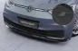 Preview: CSR Frontspoiler | Cup-Spoilerlippe mit ABE für VW ID3 CSL528-S strukturiert schwarz matt (keine Lackierung erforderlich)