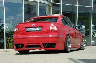 Rieger Heckansatz für VW Passat (3BG) ABS schwarz matt (Lackierung erforderlich) K 00024035