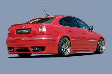 Rieger Heckansatz für VW Passat (3BG) ABS schwarz matt (Lackierung erforderlich) K 00024035