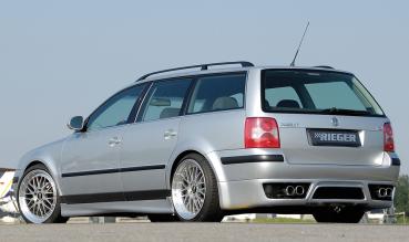 Rieger Heckansatz für VW Passat (3BG) ABS schwarz matt (Lackierung erforderlich) K 00024036