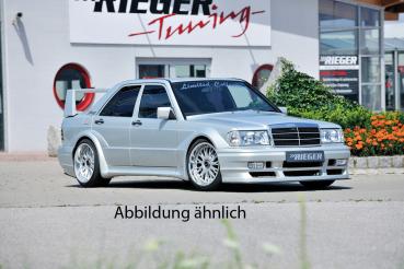 Rieger Spoilerstoßstange Breitbau II (RT01) für Mercedes 190 (W201) GFK unlackiert (Lackierung erforderlich) P 00025010