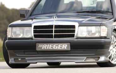 Rieger Spoilerlippe für Mercedes 190 (W201) ABS schwarz matt (Lackierung erforderlich) Y 00025047