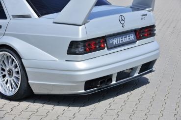 Rieger Heckschürze Breitbau II für Mercedes 190 (W201) GFK unlackiert (Lackierung erforderlich) P 00025060