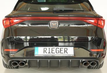 Rieger Heckeinsatz (für Fzg. ohne AHK) für Cupra Leon (KL) ABS schwarz matt (Lackierung erforderlich) Y 00027071