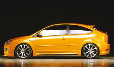 Rieger Heckschürzenansatz für Ford Focus 2 ABS schwarz matt (Lackierung erforderlich) Y 00034138