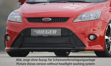 Rieger Frontstoßstange für Ford Focus 2 ABS schwarz matt (Lackierung erforderlich) Y 00034175