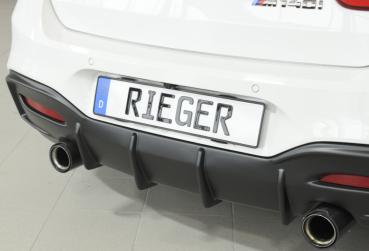 Rieger Heckeinsatz für BMW 1er F21 (1K2) ABS schwarz matt (Lackierung erforderlich) Y 00035066
