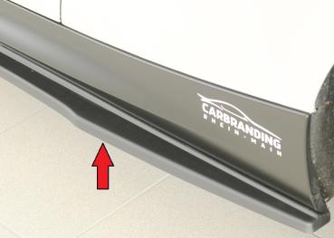 Rieger Seitenschwelleransatz links für BMW 2er F22/ F23 (1C) ABS schwarz matt (Lackierung erforderlich) Y 00035102