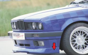 Rieger Spoilerlippe (E30 RT01) für BMW 3er E30 ABS schwarz matt (Lackierung erforderlich) Y 00038011