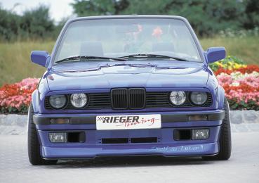 Rieger Spoilerlippe (E30 RT01) für BMW 3er E30 ABS schwarz matt (Lackierung erforderlich) Y 00038011