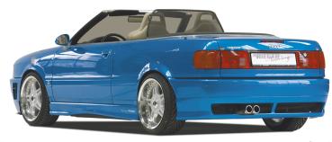 Rieger Heckansatz für Audi 80 Typ 89/ B4 ABS schwarz matt (Lackierung erforderlich) Y 00039028
