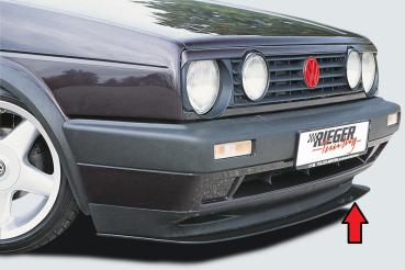 Rieger Spoilerschwert (RT00111) für VW Golf 2 ABS schwarz matt (Lackierung erforderlich) S 00048002