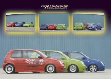 Rieger Seitenschweller links für VW Lupo (6X) ABS schwarz matt (Lackierung erforderlich) K 00048220