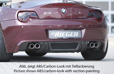 Rieger Heckansatz für BMW Z4 (E85) ABS schwarz matt (Lackierung erforderlich) K 00050510