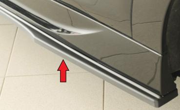 Rieger Seitenschwelleransatz links für Mini Cooper C (FM6/F66/F67) ABS schwarz matt (Lackierung erforderlich) Y 00054003