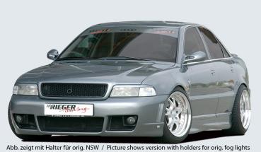 Rieger Spoilerstoßstange RS-Four-Look für Audi A4 (B5) ABS schwarz matt (Lackierung erforderlich) Y 00055025