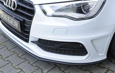Rieger Spoilerschwert für Audi A3 S3 (8V) ABS schwarz matt (Lackierung erforderlich) Y 00056795