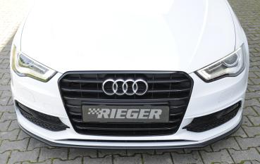 Rieger Spoilerschwert für Audi A3 S3 (8V) ABS schwarz matt (Lackierung erforderlich) Y 00056795