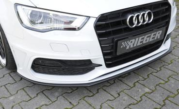 Rieger Spoilerschwert für Audi A3 S3 (8V) ABS schwarz matt (Lackierung erforderlich) Y 00056795