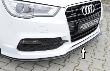 Rieger Spoilerschwert für Audi A3 S3 (8V) ABS schwarz matt (Lackierung erforderlich) Y 00056799