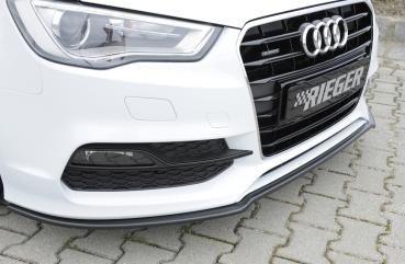 Rieger Spoilerschwert für Audi A3 S3 (8V) ABS schwarz matt (Lackierung erforderlich) Y 00056799