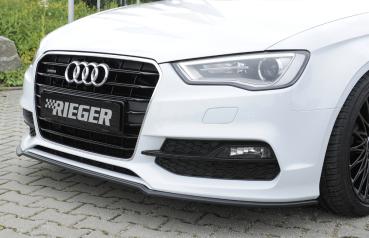 Rieger Spoilerschwert für Audi A3 S3 (8V) ABS schwarz matt (Lackierung erforderlich) Y 00056799