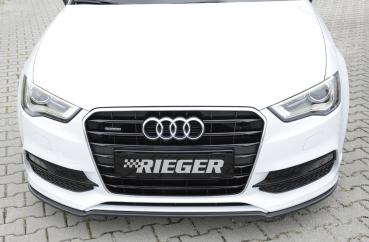 Rieger Spoilerschwert für Audi A3 S3 (8V) ABS schwarz matt (Lackierung erforderlich) Y 00056799