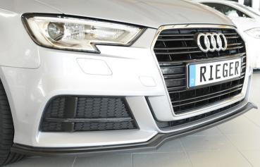 Rieger Spoilerschwert für Audi A3 S3 (8V) ABS schwarz matt (Lackierung erforderlich) Y 00056812