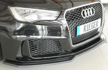 Rieger Spoilerschwert für Audi RS3 (8V) ABS schwarz matt (Lackierung erforderlich) Y 00056828