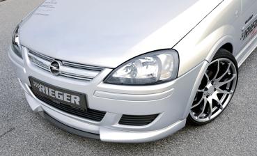 Rieger Spoilerlippe für Opel Corsa C ABS schwarz matt (Lackierung erforderlich) Y 00058921