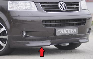 Rieger Spoilerlippe für VW T5 Bus ABS schwarz matt (Lackierung erforderlich) Y 00059250