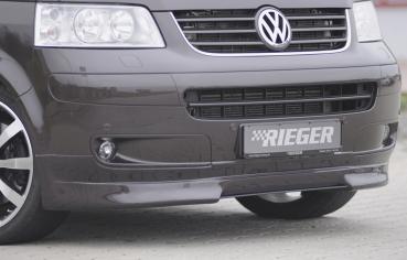 Rieger Spoilerlippe für VW T5 Bus ABS schwarz matt (Lackierung erforderlich) Y 00059250