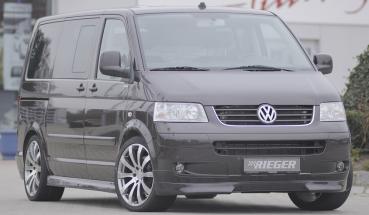 Rieger Spoilerlippe für VW T5 Bus ABS schwarz matt (Lackierung erforderlich) Y 00059250