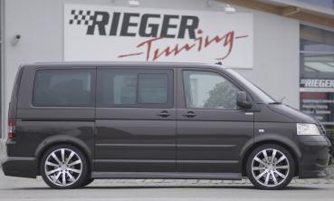 Rieger Spoilerlippe für VW T5 Bus ABS schwarz matt (Lackierung erforderlich) Y 00059250