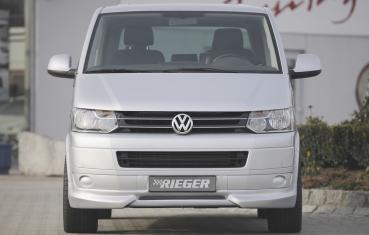 Rieger Spoilerlippe für VW T5 Bus ABS schwarz matt (Lackierung erforderlich) Y 00059255